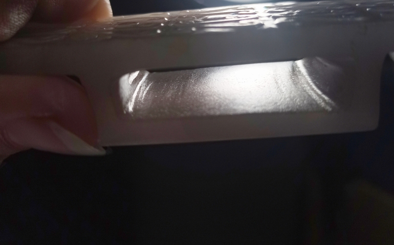 古玩玉器清代翡翠雕“卷云紋劍璏”拍賣，當前價格12800元