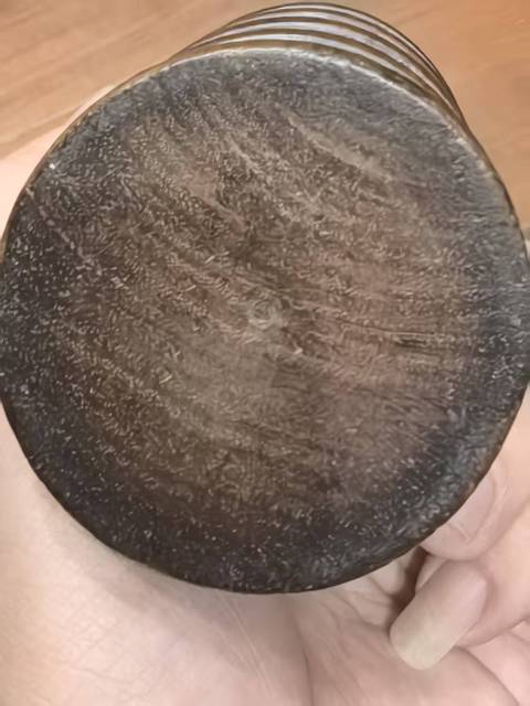 古玩雜項竹節(jié)紋筆筒真品鑒賞圖