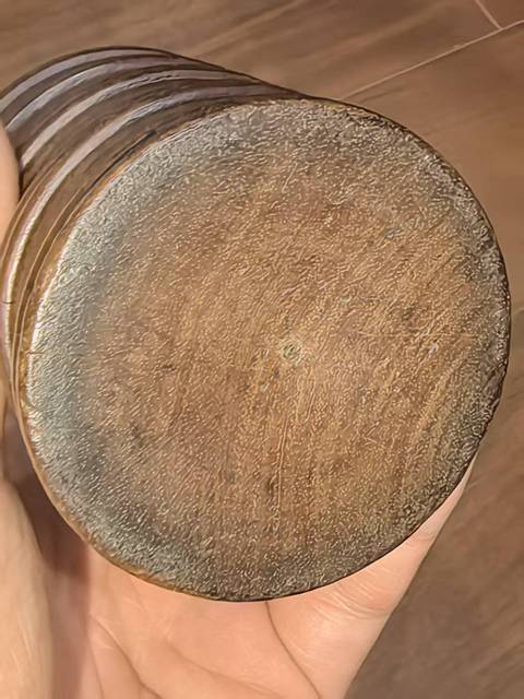 古玩雜項竹節(jié)紋筆筒真品鑒賞圖