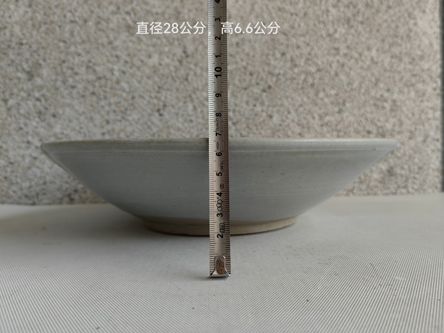 古玩陶瓷青花花卉紋盤真品鑒賞圖