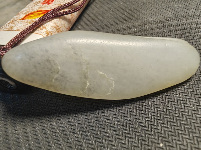 古玩玉器天然和田玉老鼠雕件真品鑒賞圖