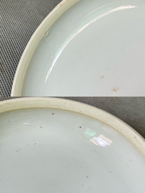 古玩陶瓷青花花卉紋粉盒真品鑒賞圖