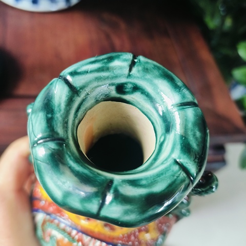古玩陶瓷龍鳳碗瓶真品鑒賞圖