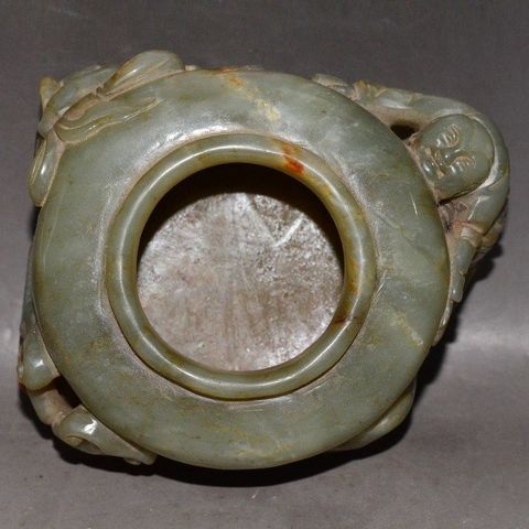 古玩玉器和田玉雕“水丞”真品鑒賞圖