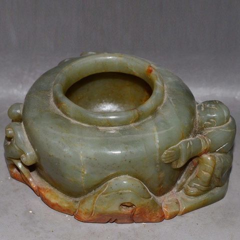 古玩玉器和田玉雕“水丞”真品鑒賞圖