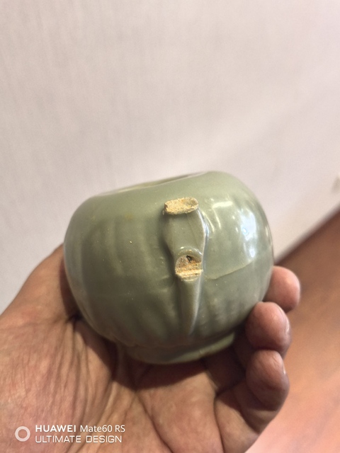 古玩陶瓷南宋龍泉青瓷執壺拍賣,當前價格4800元