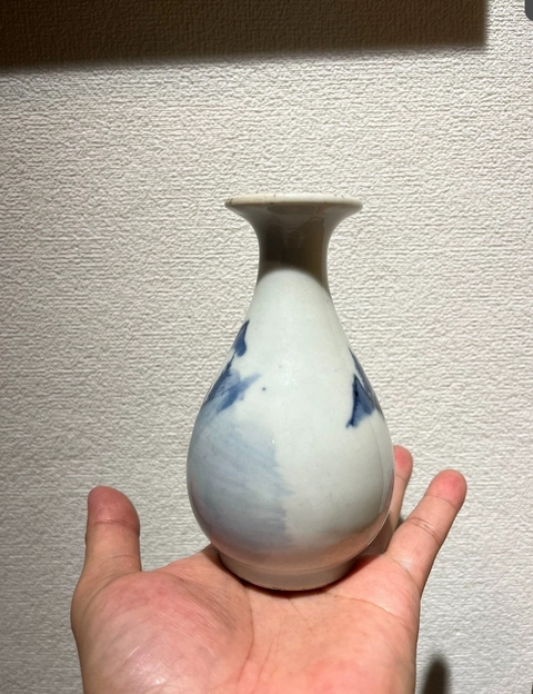古玩陶瓷晚清山水玉壺春拍賣，當前價格1680元