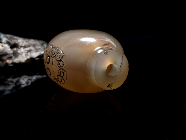 古玩雜項清代瑪瑙鼻煙壺拍賣，當前價格5000元