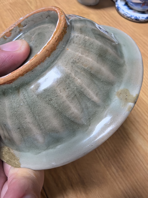 古玩陶瓷宋.龍泉青瓷雙魚洗拍賣,當前價格3980元