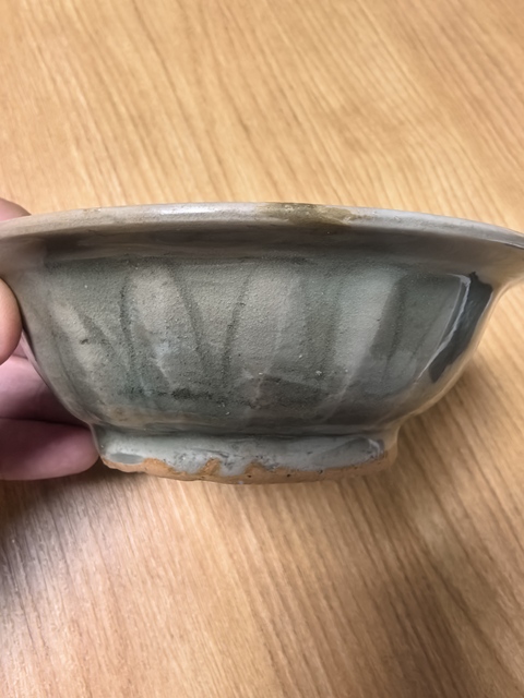 古玩陶瓷宋.龍泉青瓷雙魚洗拍賣,當前價格3980元