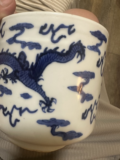 古玩陶瓷青花龍紋爐真品鑒賞圖