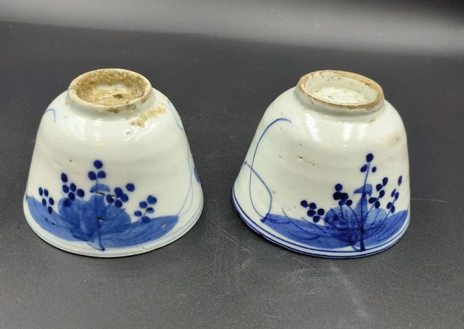 古玩陶瓷青花杯真品鑒賞圖
