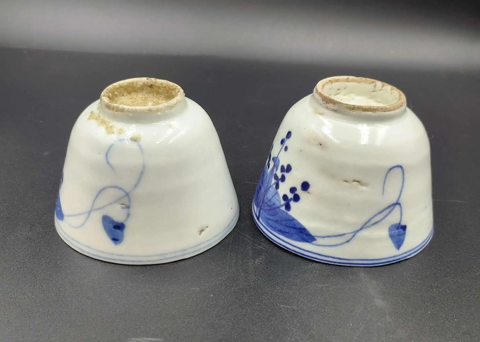 古玩陶瓷青花杯真品鑒賞圖