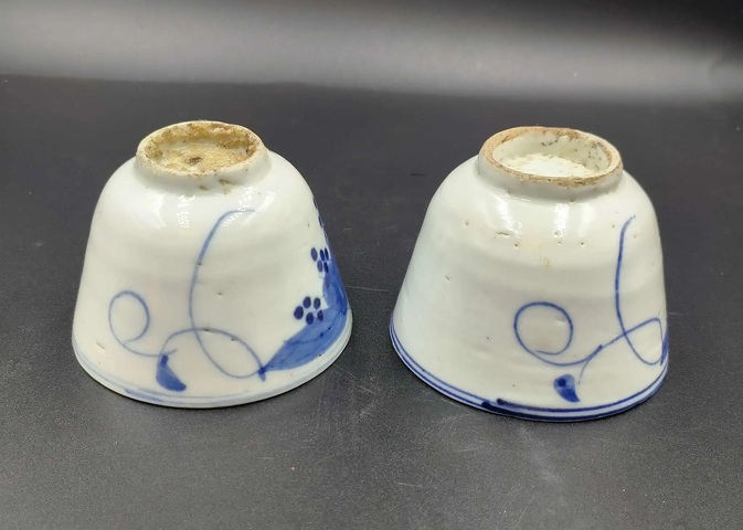古玩陶瓷青花杯真品鑒賞圖