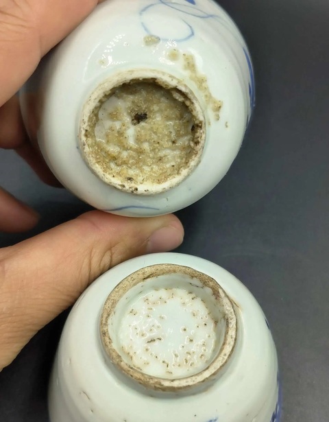 古玩陶瓷青花杯真品鑒賞圖