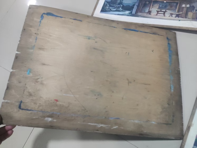古玩字畫文革沙家浜風景繪畫拍賣，當前價格488元