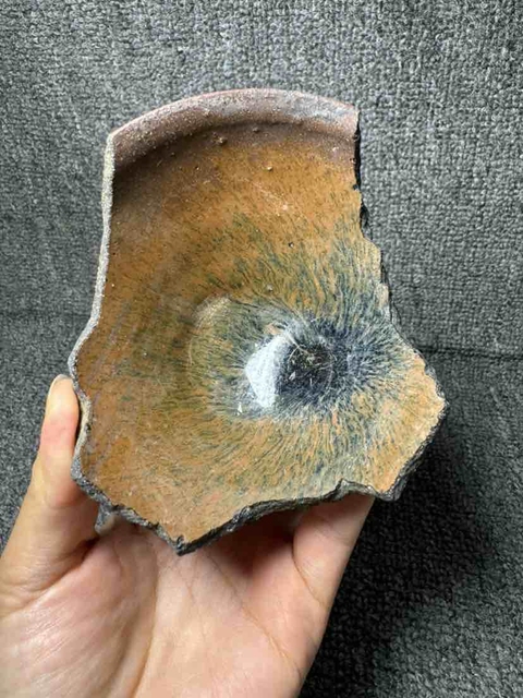 古玩陶瓷建窯兔毫盞標本真品鑒賞圖