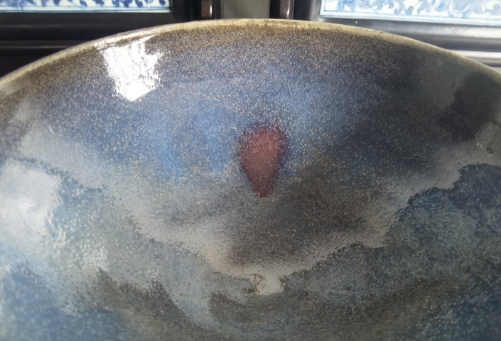 古玩陶瓷鈞窯碗真品鑒賞圖