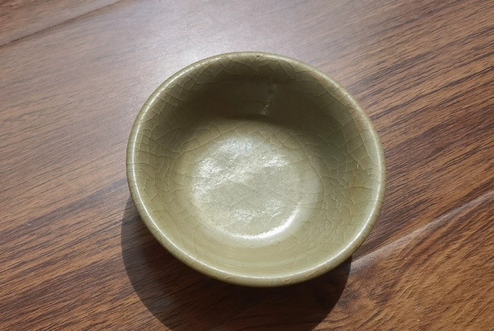 古玩陶瓷龍泉青瓷洗真品鑒賞圖