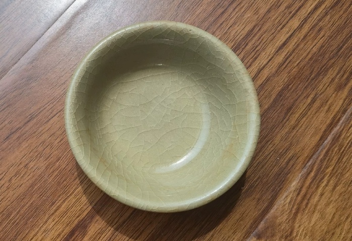 古玩陶瓷龍泉青瓷洗真品鑒賞圖