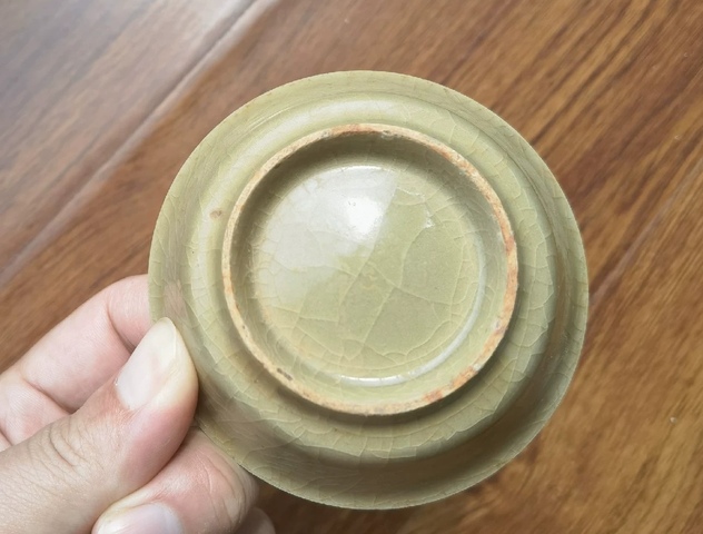 古玩陶瓷龍泉青瓷洗真品鑒賞圖