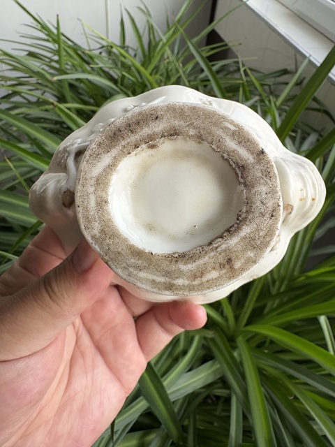 古玩陶瓷鶴鹿同春杯真品鑒賞圖