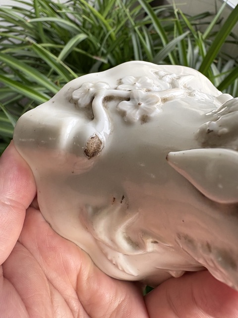 古玩陶瓷鶴鹿同春杯真品鑒賞圖