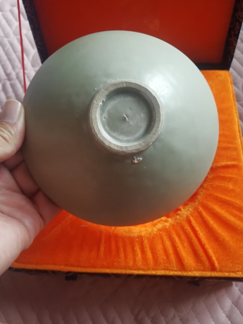古玩陶瓷宋代耀州窯青釉盞真品鑒賞圖