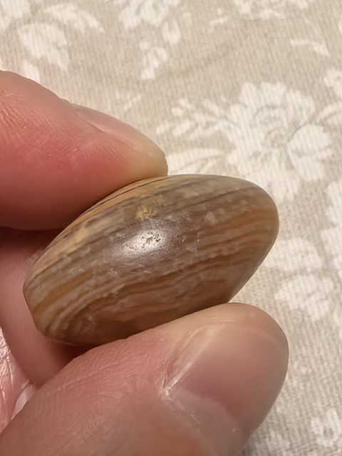 古玩玉器纏絲瑪瑙珠真品鑒賞圖