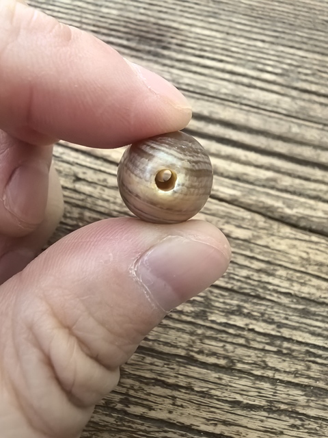 古玩玉器纏絲瑪瑙珠真品鑒賞圖