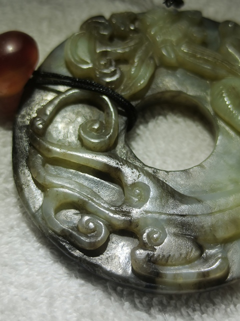 古玩玉器玉璧真品鑒賞圖