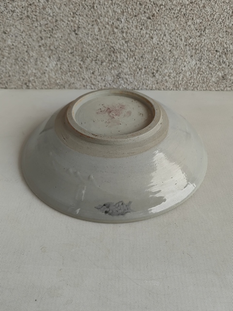 古玩陶瓷青花花卉紋盤拍賣,當前價格850元