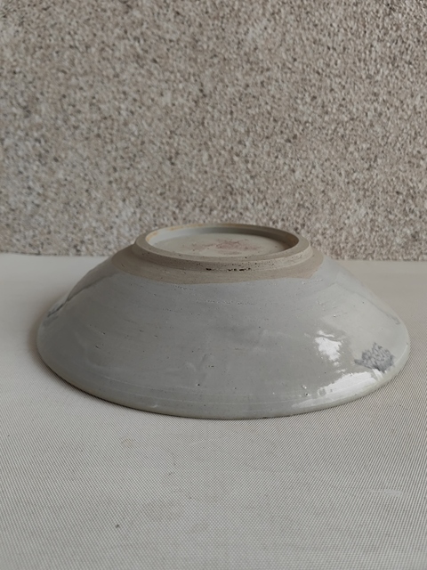 古玩陶瓷青花花卉紋盤拍賣,當前價格850元