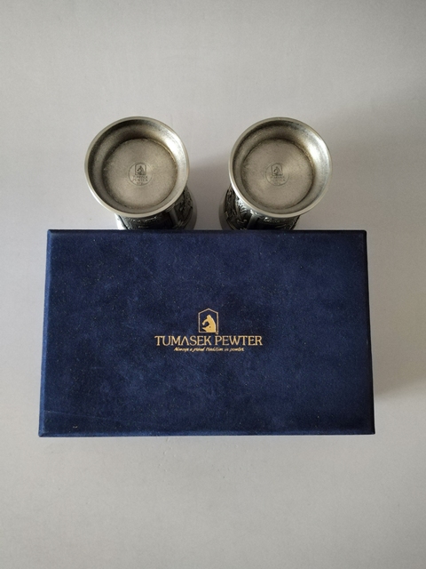 古玩雜項(輕奢高檔茶具)錫茶杯拍賣,當前價格568元