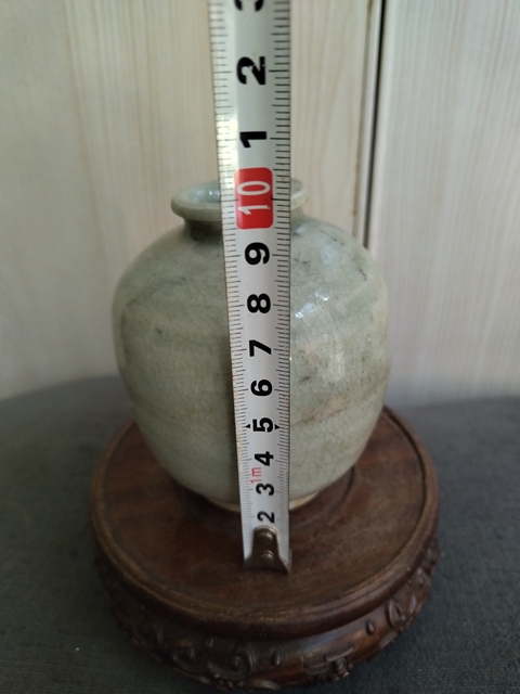古玩陶瓷龍泉青瓷水盂拍賣,當前價格688元