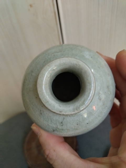 古玩陶瓷龍泉青瓷水盂拍賣,當前價格688元