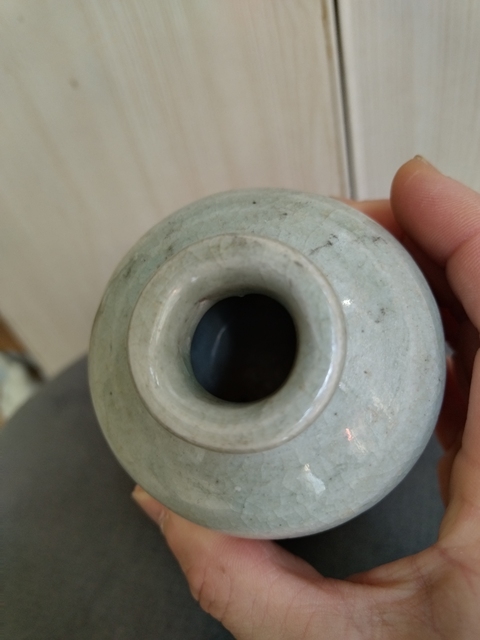 古玩陶瓷龍泉青瓷水盂拍賣,當前價格688元