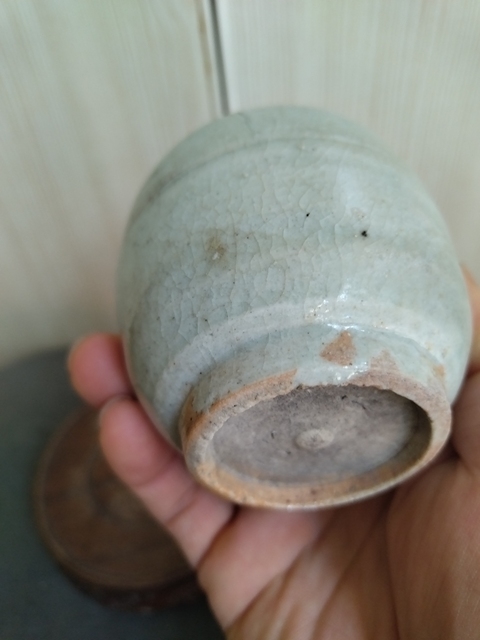 古玩陶瓷龍泉青瓷水盂拍賣,當前價格688元