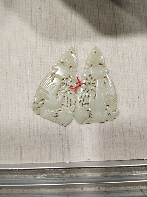 古玩玉器和田玉雕“花鳥佩”真品鑒賞圖