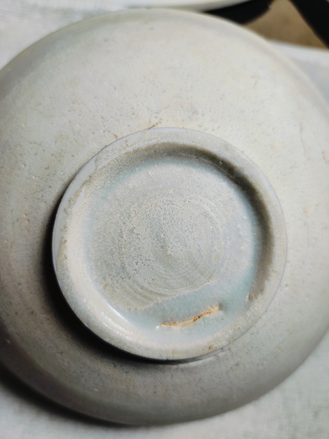 古玩陶瓷青白釉花卉紋面包碗拍賣,當前價格860元