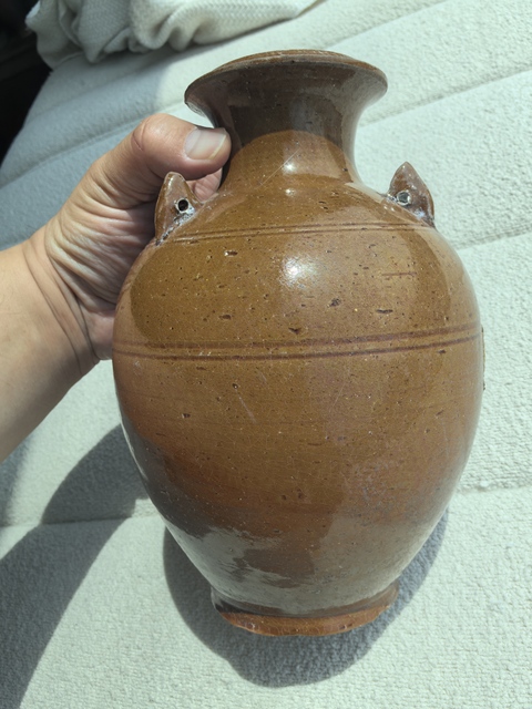 古玩陶瓷隋唐·醬釉三系瓶拍賣,當前價格17800元