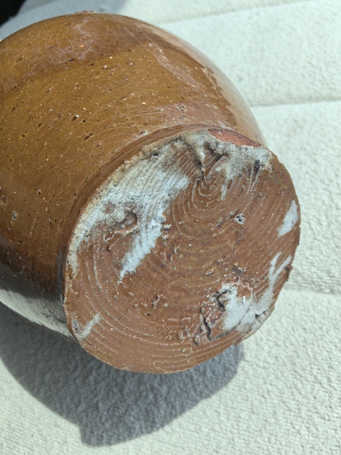 古玩陶瓷兩晉南北朝·醬釉三系梅瓶拍賣，當前價格5700元