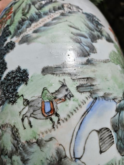古玩陶瓷粉彩瓶真品鑒賞圖