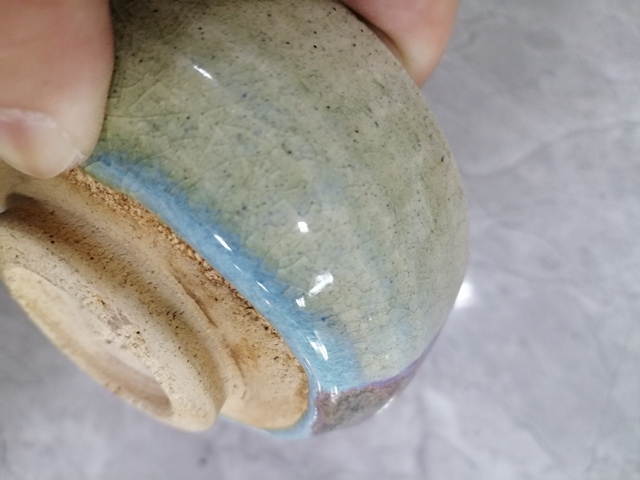 古玩陶瓷元代·鈞窯羅漢缽真品鑒賞圖