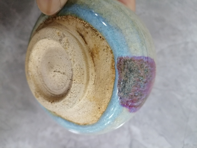 古玩陶瓷元代·鈞窯羅漢缽真品鑒賞圖