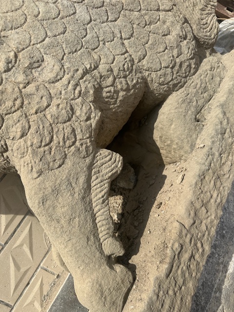 古玩雜項石獸真品鑒賞圖
