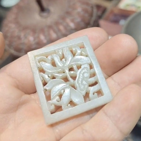 古玩玉器帶扣真品鑒賞圖