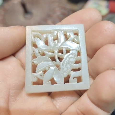 古玩玉器帶扣真品鑒賞圖