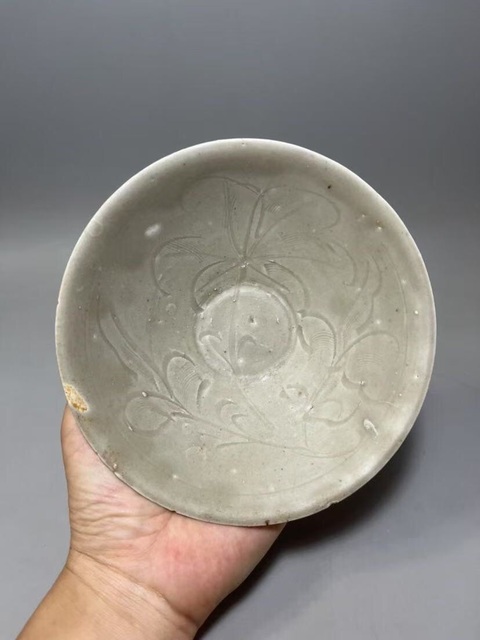 古玩陶瓷(收藏級(jí)精品)青釉刻花卉紋碗(有很高收藏價(jià)值)拍賣(mài),當(dāng)前價(jià)格0元