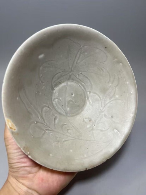 古玩陶瓷(收藏級(jí)精品)青釉刻花卉紋碗(有很高收藏價(jià)值)拍賣(mài),當(dāng)前價(jià)格0元